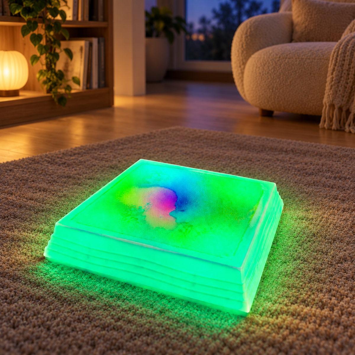 Lucys quadratischer LED-Trittstein