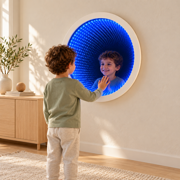 Lucys runder Sensorik-Unendlichkeitsspiegel