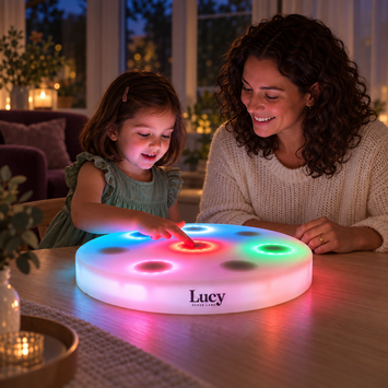 Lucys interaktives LED-Sensorikboard