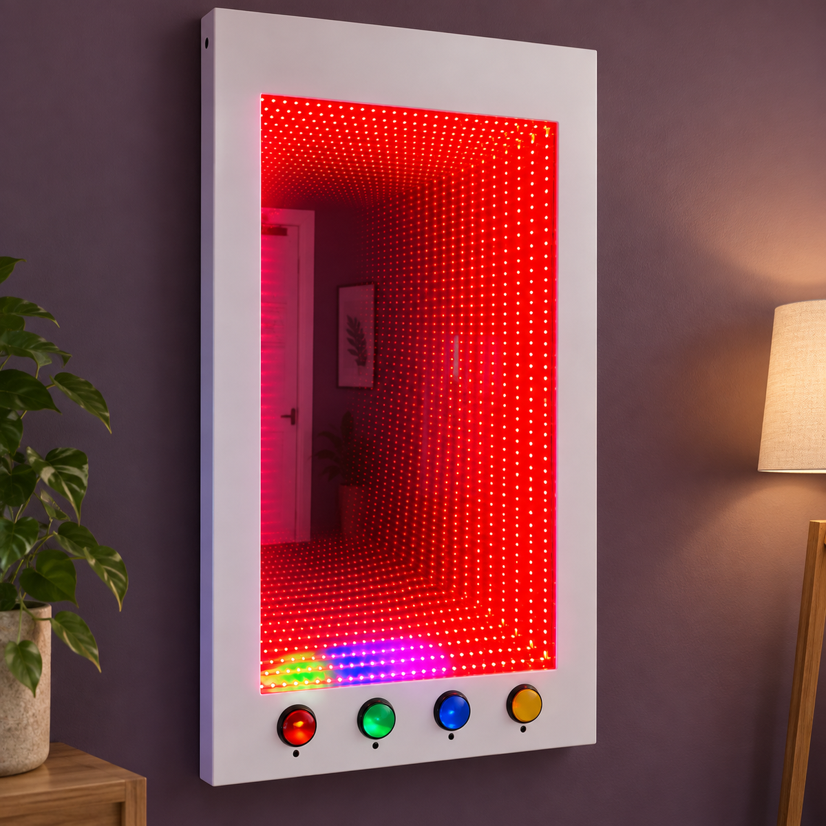 Lucy's Interactive RGB Infinity Mirror