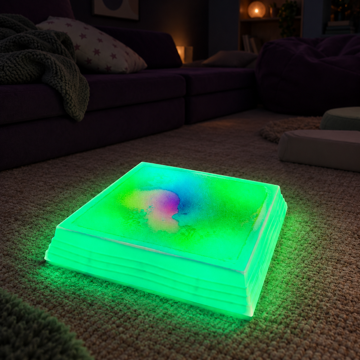 Lucy's Square LED Stepping Stone
