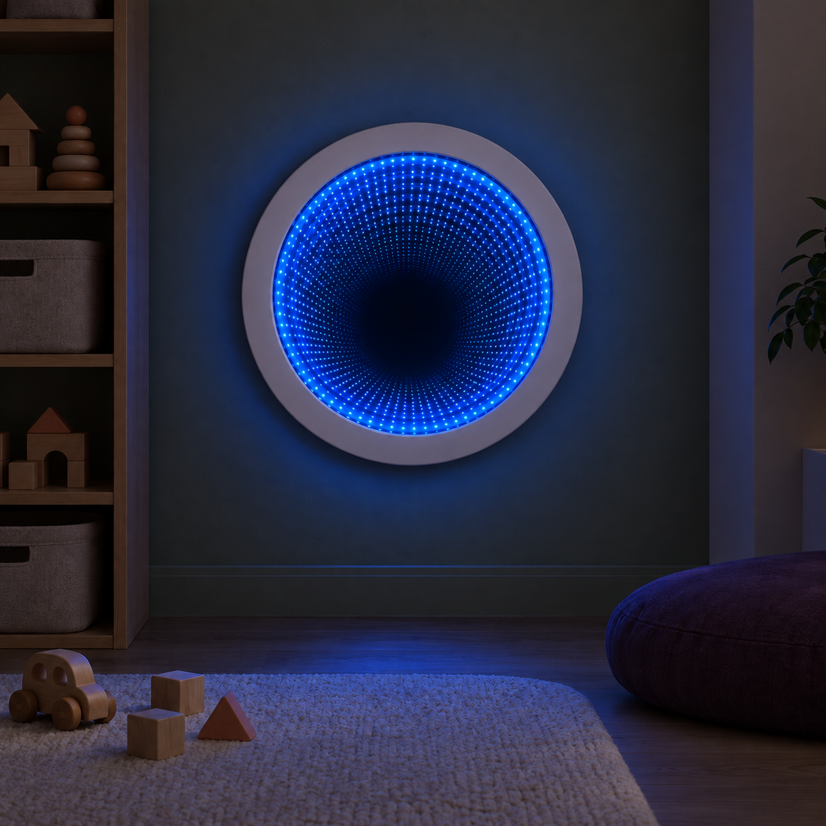 Lucy's Sensory Circular Infinity Mirror