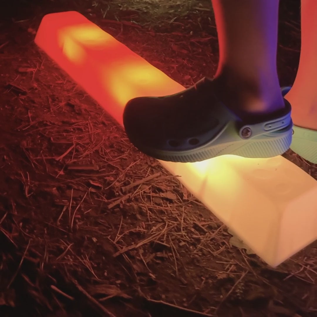 Load video: Lucy's LED Sensory Balance Beam