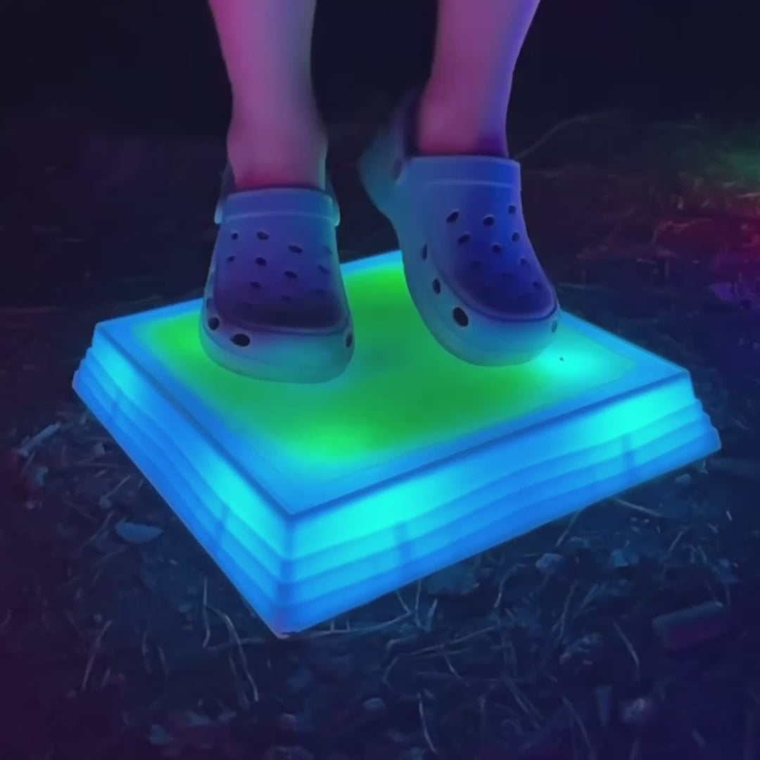 Load video: Lucy's Square LED Stepping Stone